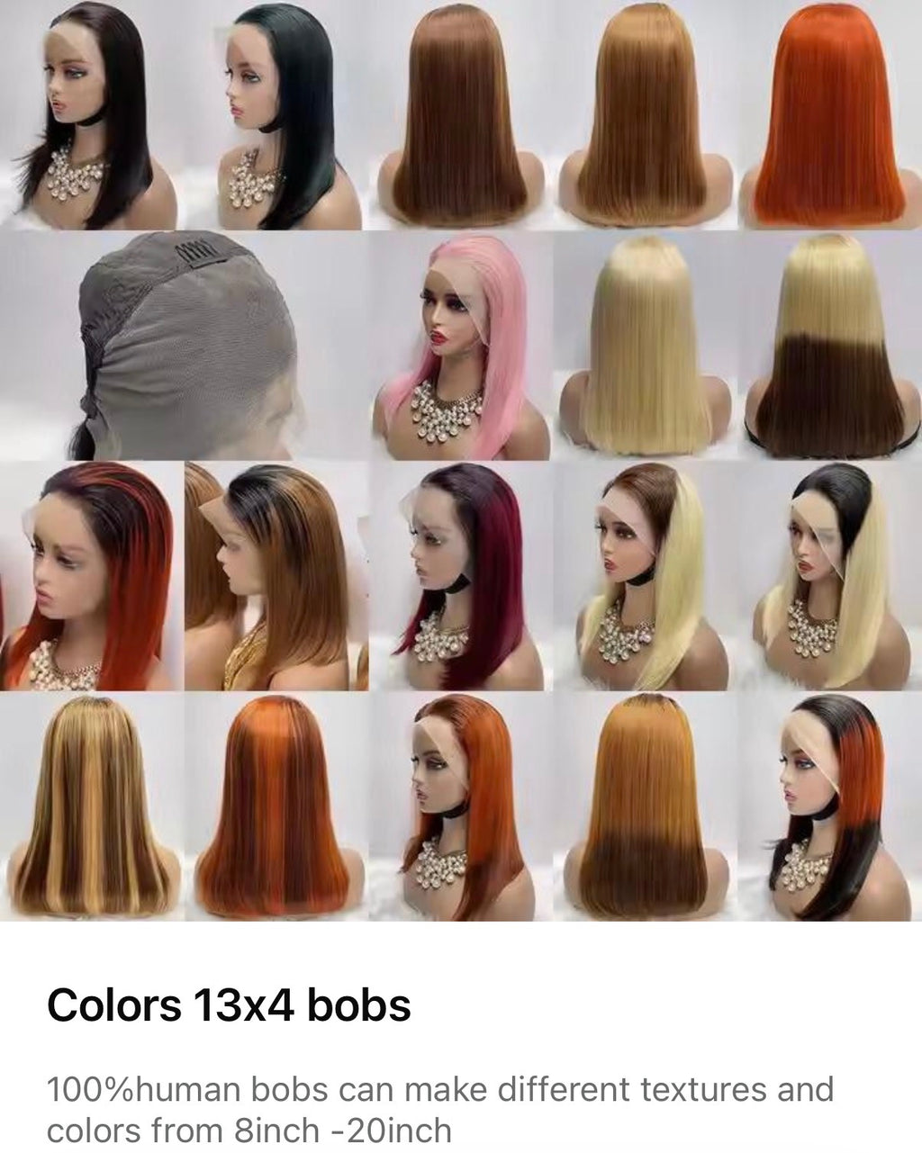 Bob Wig Different colors
