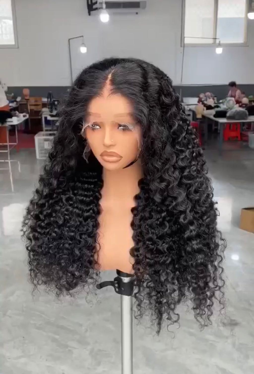 Deep Wave Virgin Hair Lace Wig