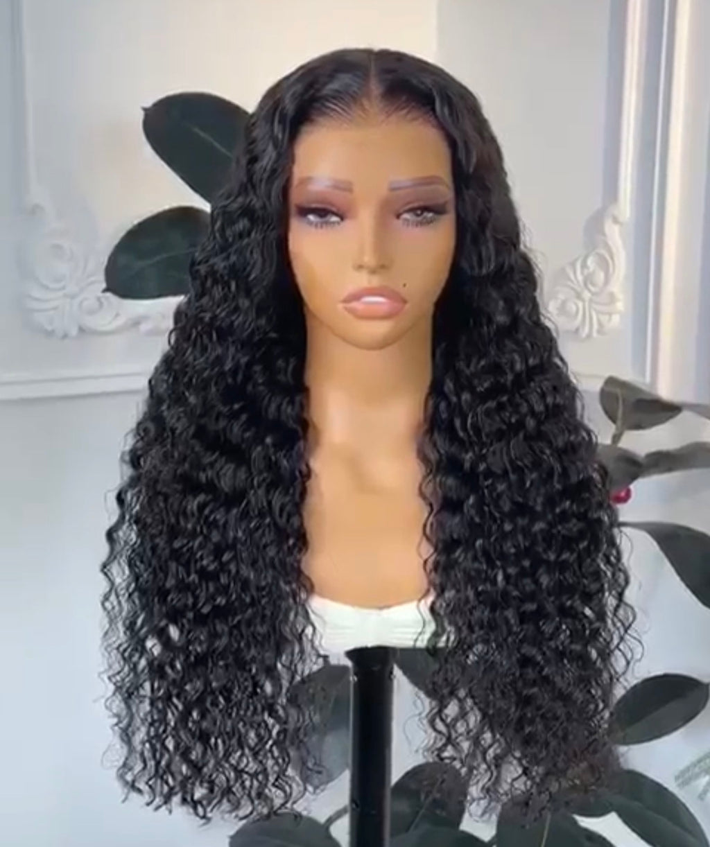 Deep Wave Virgin Hair Lace Wig